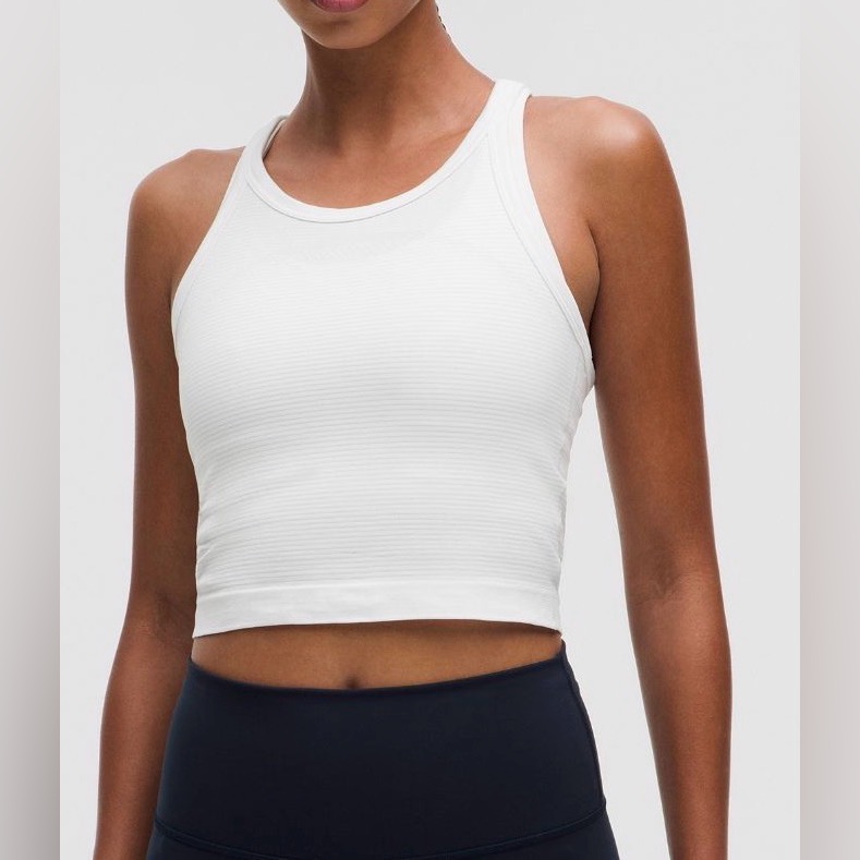 Lululemon Athletica Swift Tech Cropped Racerback Tank 2.0 - Nwt!